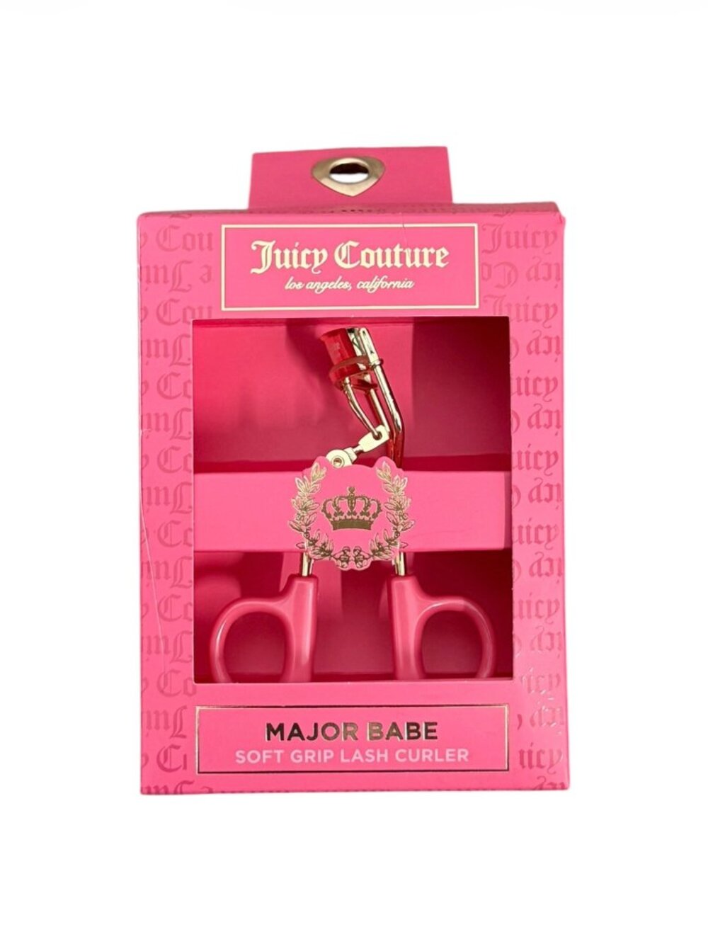 Juicy Couture Lash Curler Gold Tone & Hot Pink NIB Beauty